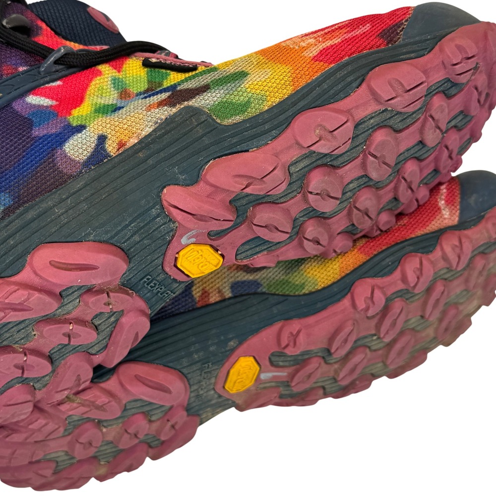 Merrell Rainbow Gore-Tex Hiking Boots Women's 8 Vibram Tie Dye Trail Shoe - Picture 11 of 11